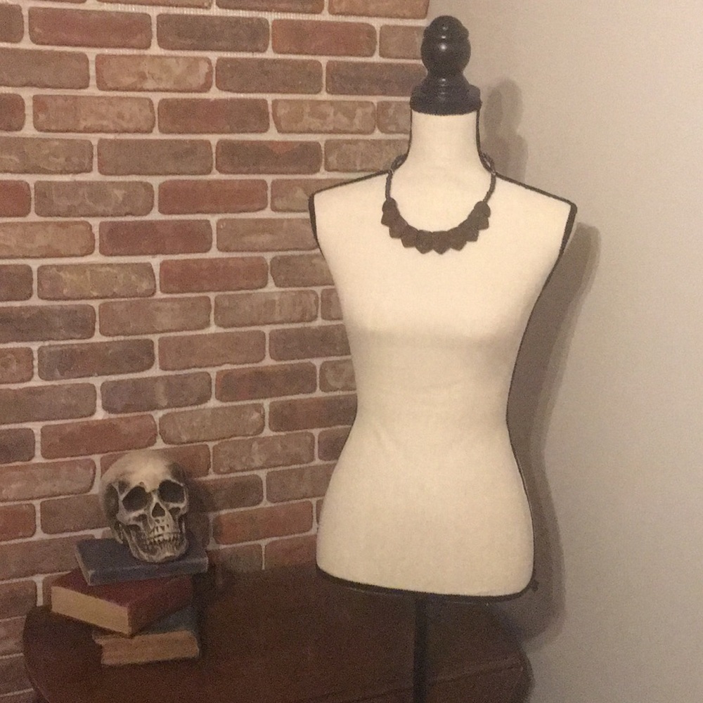 Sandskrit wooden necklace